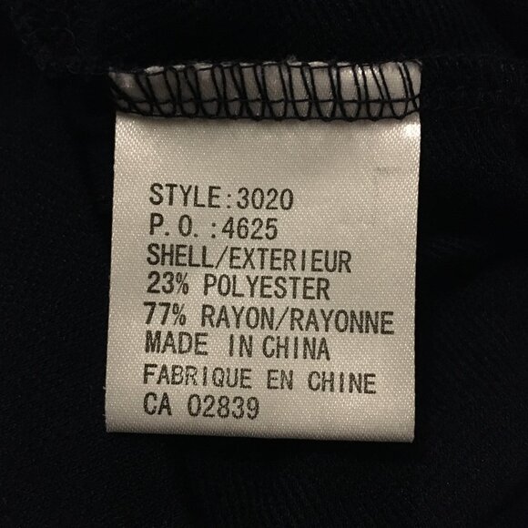 Vintage Western Concepts Dark Navy Blue Rayon Blend Relaxed Fit Polo Shirt - Picture 9 of 14